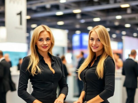 Russian Booth Assistants at Moscow's Retail Industry Trade Shows