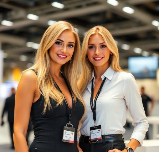 Russian Booth Assistants at Moscow’s Wedding Industry Exhibitions