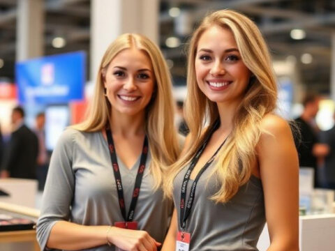 Russian Building Industry Exhibition Assistants in Moscow