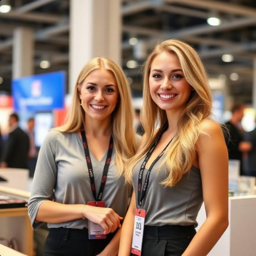Russian Building Industry Exhibition Assistants in Moscow