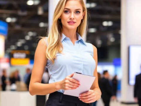 Trade Show Hostesses at Moscow’s Premier Exhibition