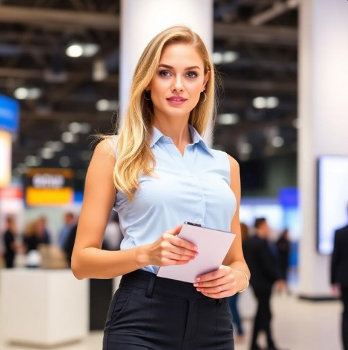 Trade Show Hostesses at Moscow’s Premier Exhibition