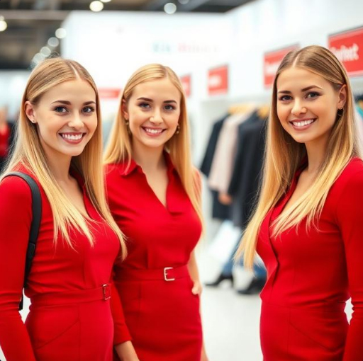 Booth Assistants at Moscow's Pet Trade Fairs