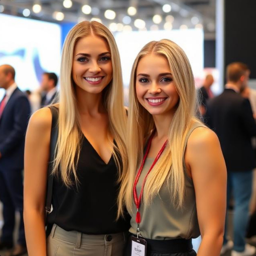 Booth Assistants at Russia's Stationery Industry Exhibitions