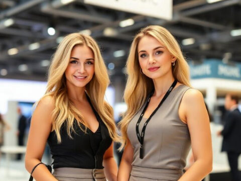Exhibition Hostesses at Moscow's Warehousing Equipment Shows