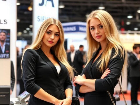 Exhibition Hostesses at Russian Coatings Industry Events