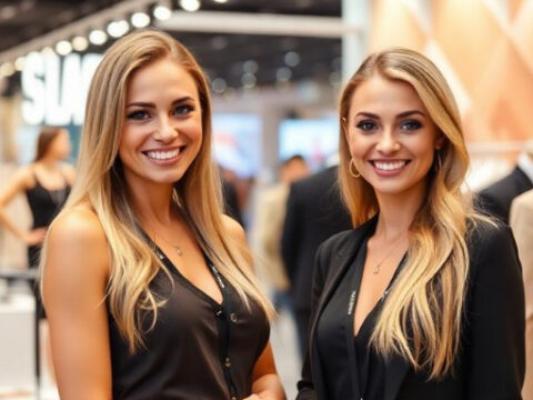 Moscow's Interior Materials Exhibition Hostesses