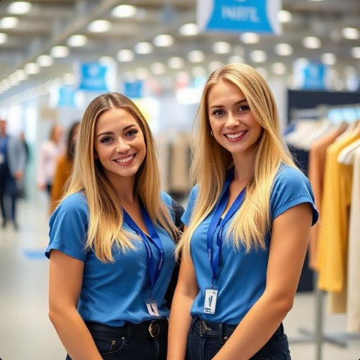 Promo Models at Russian Trade Fairs