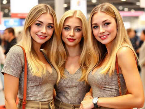 Russian Aesthetic Cosmetology Hostesses at Moscow Exhibitions Russian Aesthetic Cosmetology Hostesses at Moscow Exhibitions