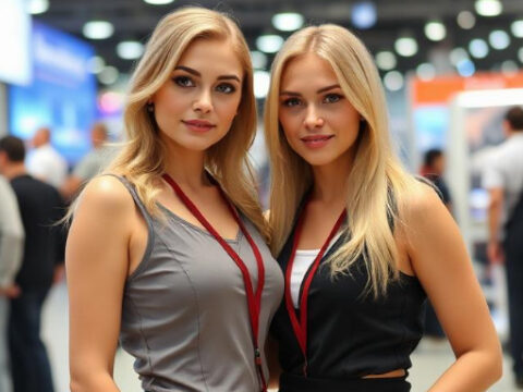 Service Station Equipment Exhibition Hostesses in Moscow