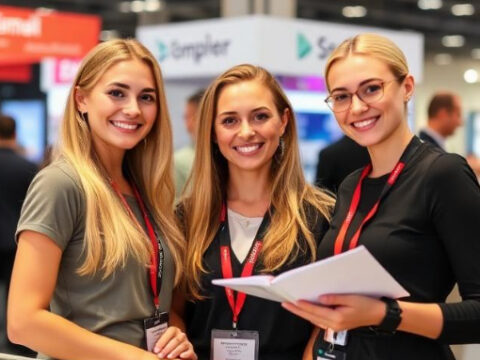 Chemical Industry Trade Show Booth Hostesses Chemical Industry Trade Show Booth Hostesses