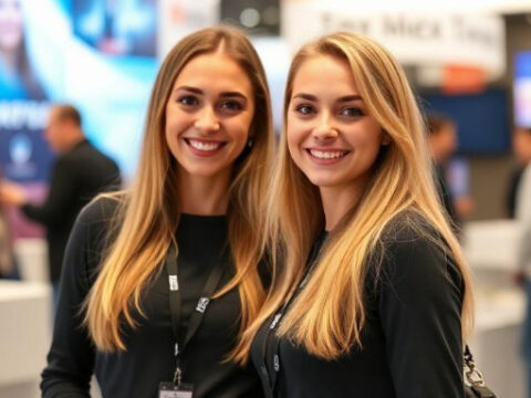 Communications Industry Trade Show Hostesses Communications Industry Trade Show Hostesses