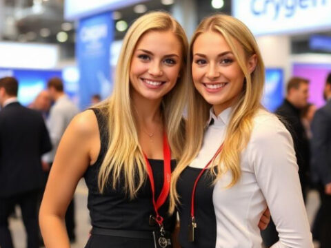 Hostesses at Cryogen-Expo Hostesses at Cryogen-Expo