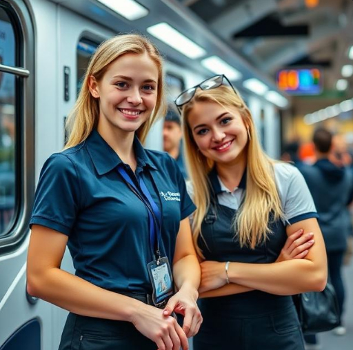 Hostesses at ElectroTrans