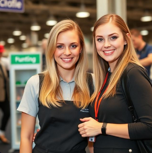 Hostesses at Light + Audio Tec
