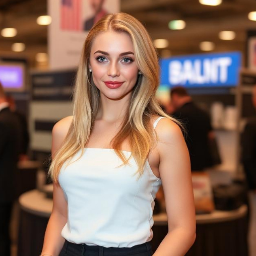 Hostesses at NDT Russia