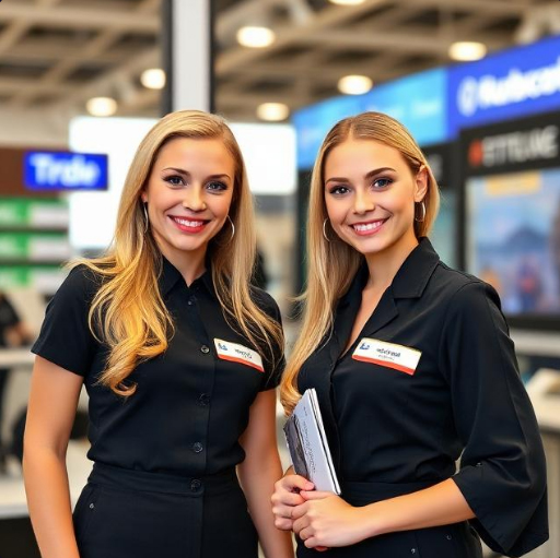 Hostesses at Russian Urban Mobility Week