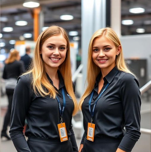 Hostesses at TEXTILLEGPROM