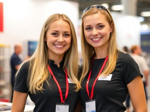 Hostesses at WasteTech Hostesses at WasteTech