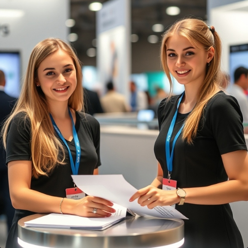 Russian Booth Assistants at Peterfood