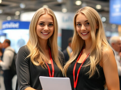 Russian Booth Assistants at PulpFor