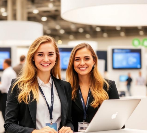 Russian Booth Assistants for Metal Expo