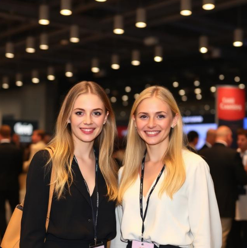 Russian Booth Assistants for the Moscow Khimia Exhibition