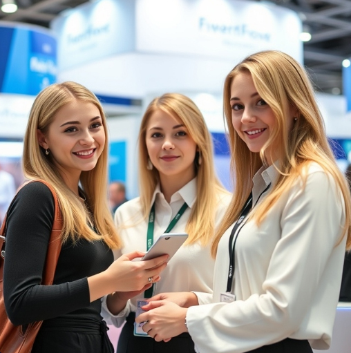 Russian Hostesses for MedTravelExpo